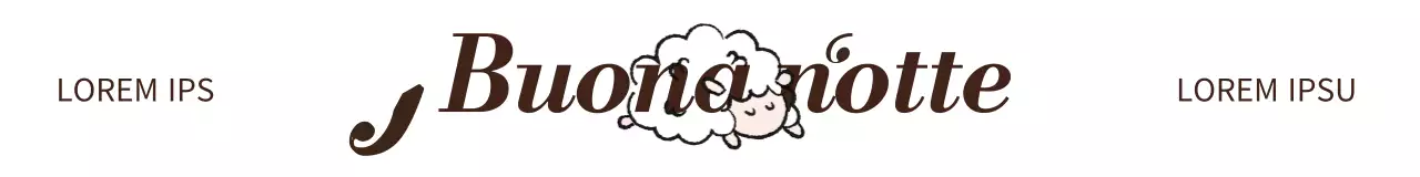 Un marchio di abbigliamento da notte carino e chic in marrone e bianco