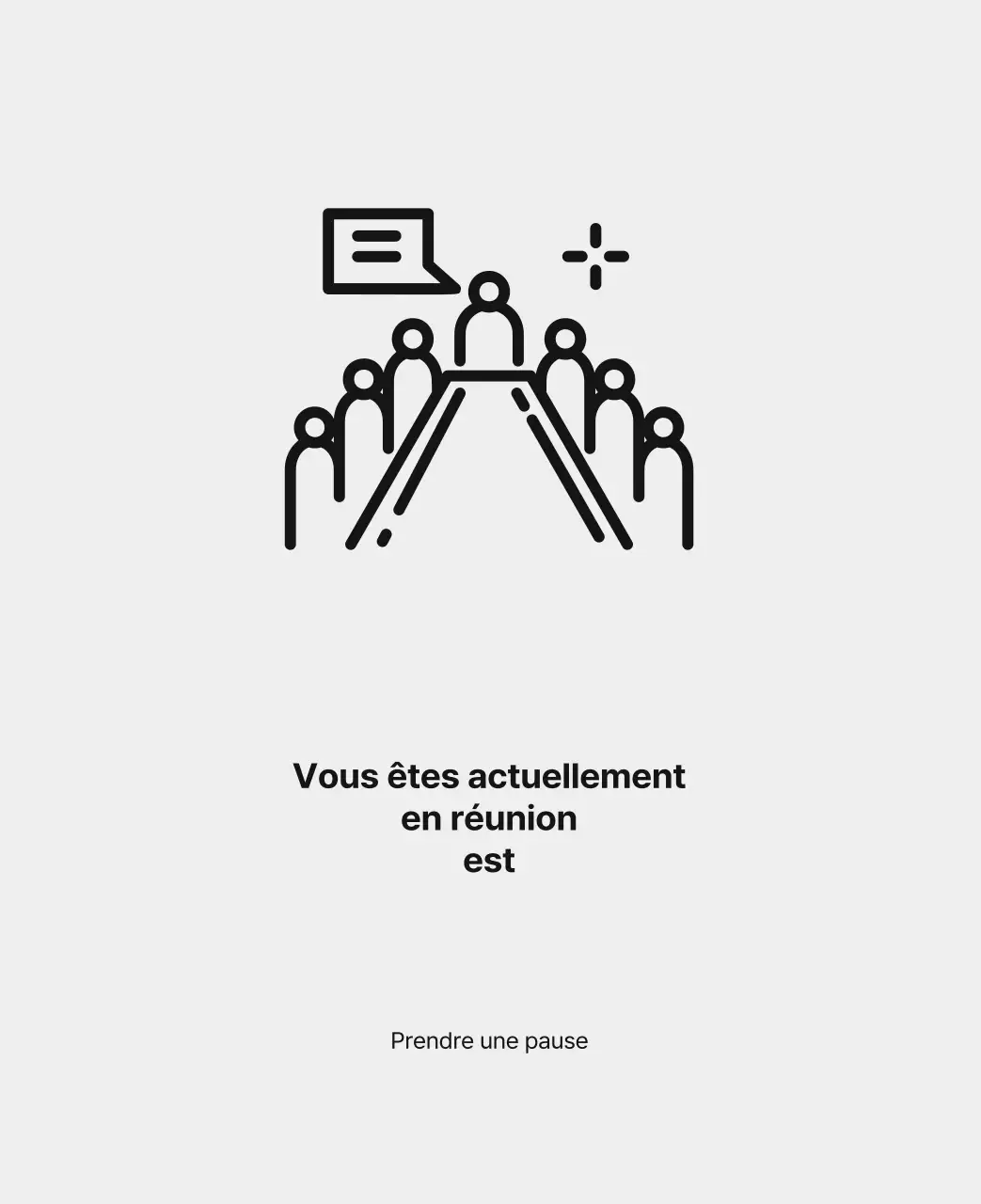 Un calendrier d'entreprise simple en gris