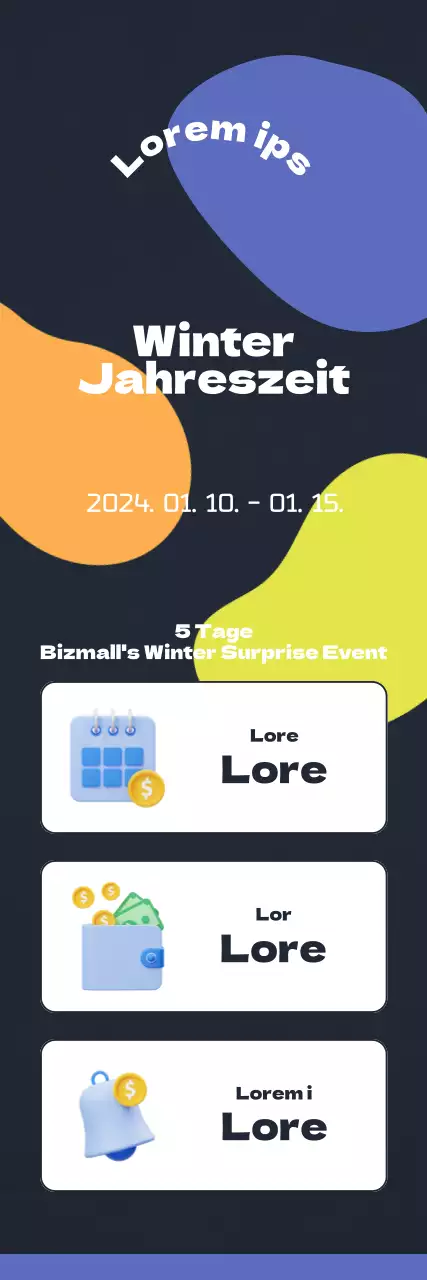 Der Winter beschäftigt sich mit warmen Formen