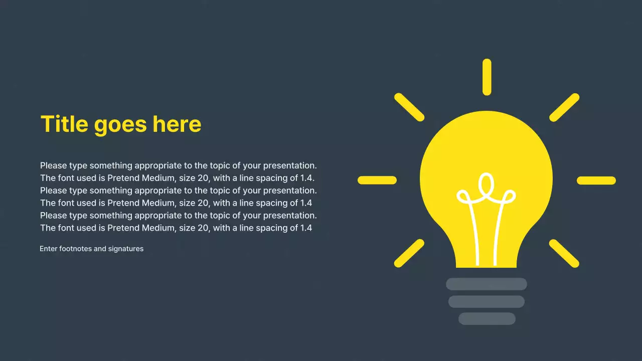 Yellow Modern Template Presentation