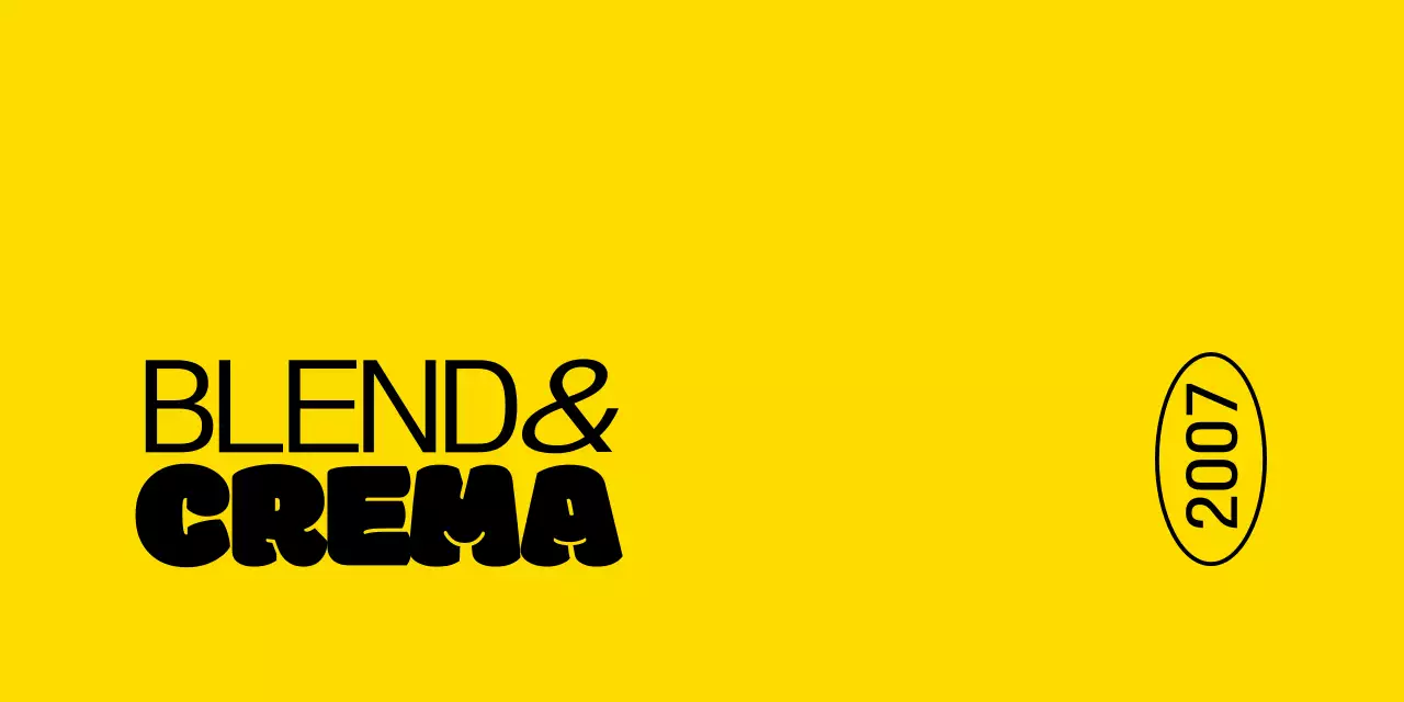 노랑색의 커피 브랜드 굿즈 헤더택