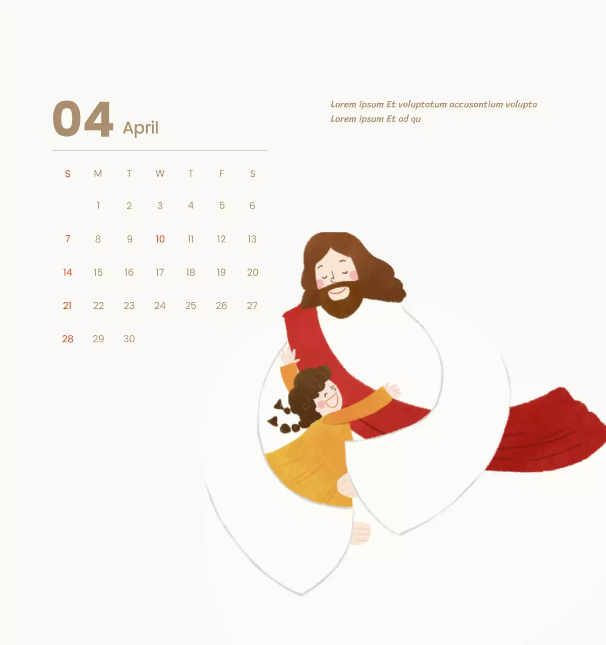 Ein Andachtskalender mit gemütlichen Illustrationen und Bibelversen auf hellblauem Hintergrund