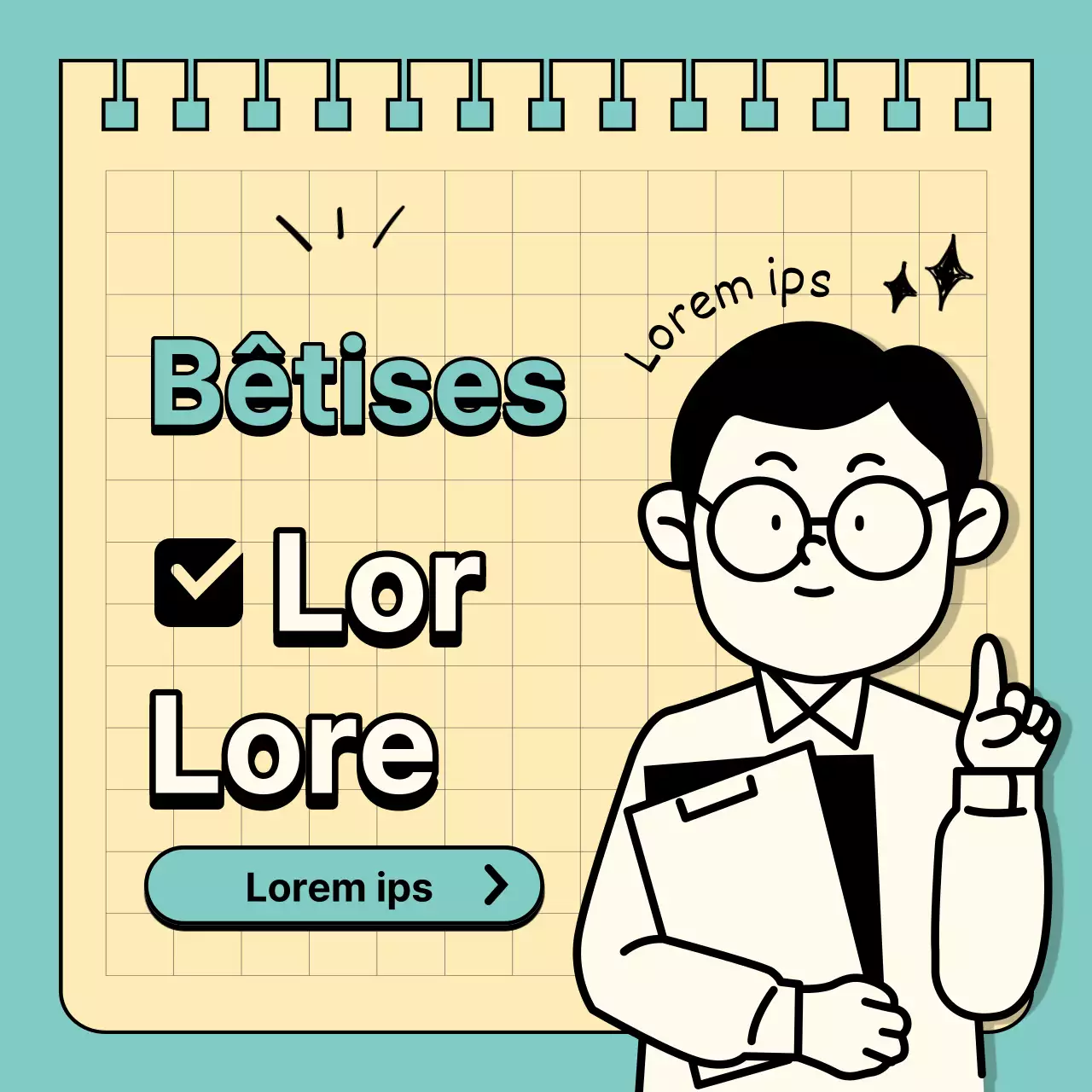 Un simple test de niveau goofy en menthe et jaune @simplegoofy