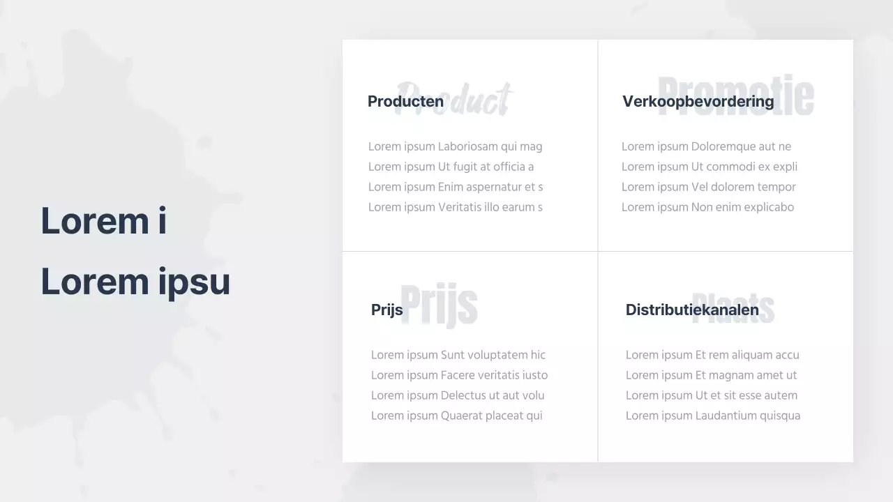 Een modern marktonderzoeksrapport over marineblauwe accenten