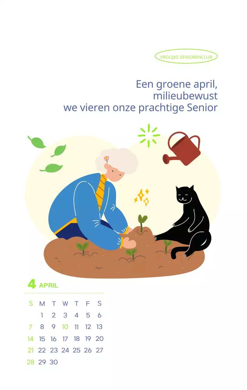 Werkkalender met prachtige illustraties