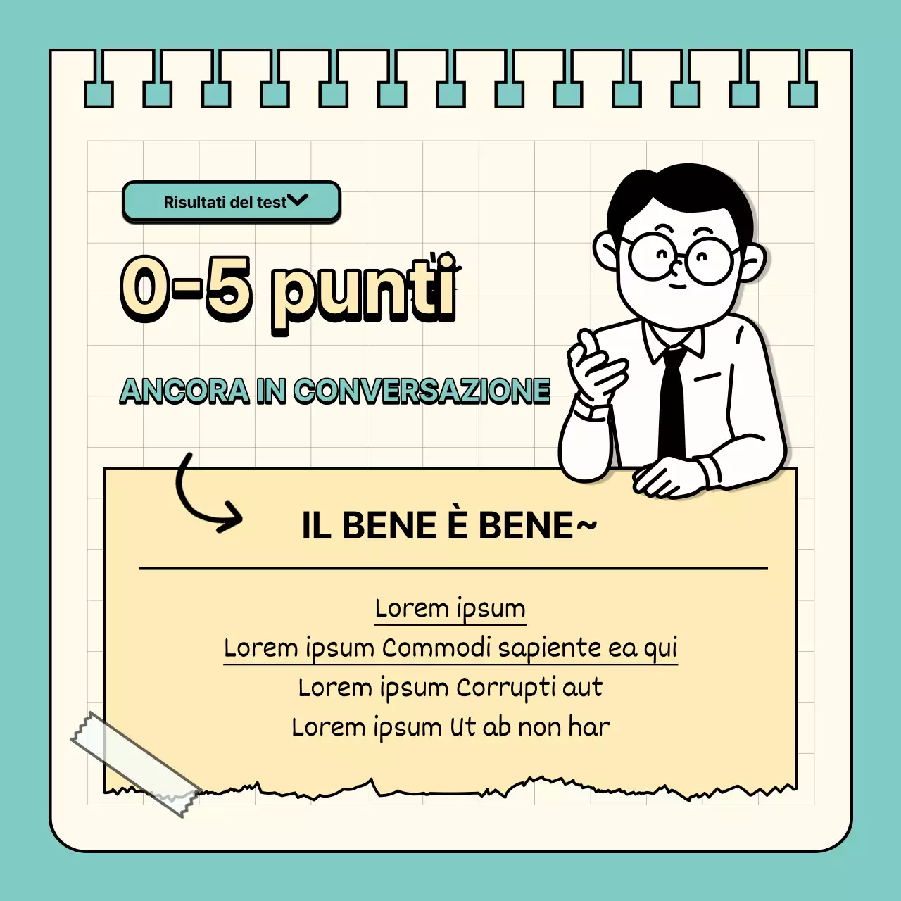 Un semplice test di livello goofy in menta e giallo @simplegoofy