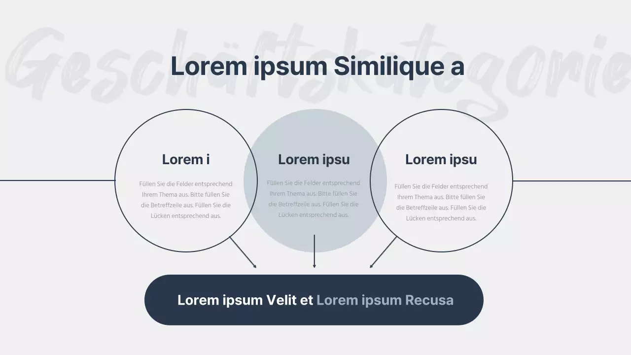 Ein moderner Marktforschungsbericht über marineblaue Akzente