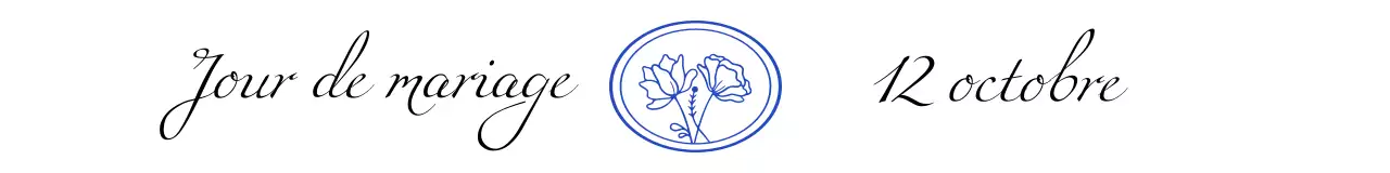 Souvenirs de mariage avec calligraphie luxueuse