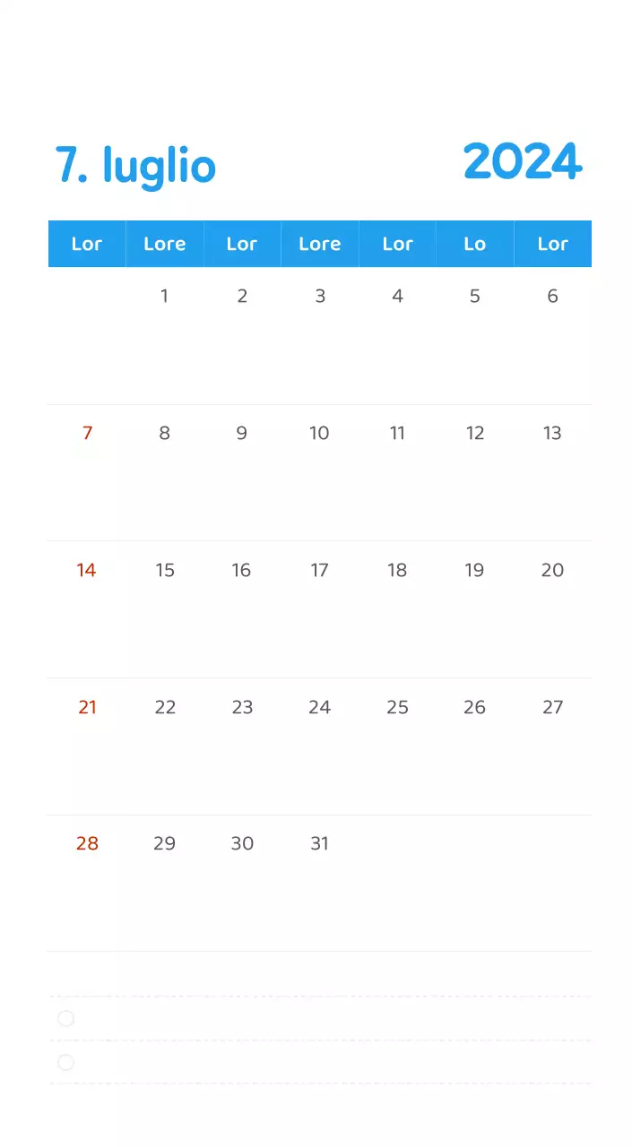 Un calendario con illustrazioni colorate ed emozionali