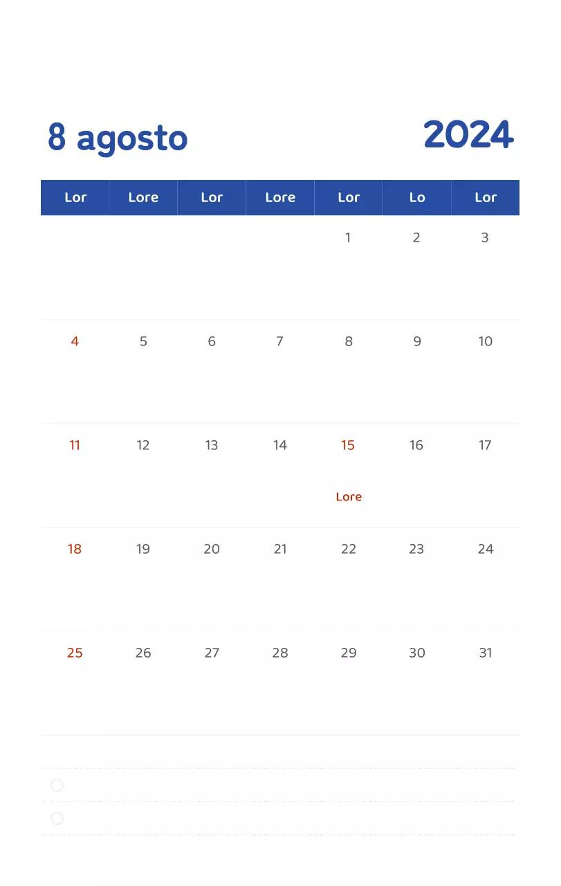 Un calendario con illustrazioni colorate ed emozionali