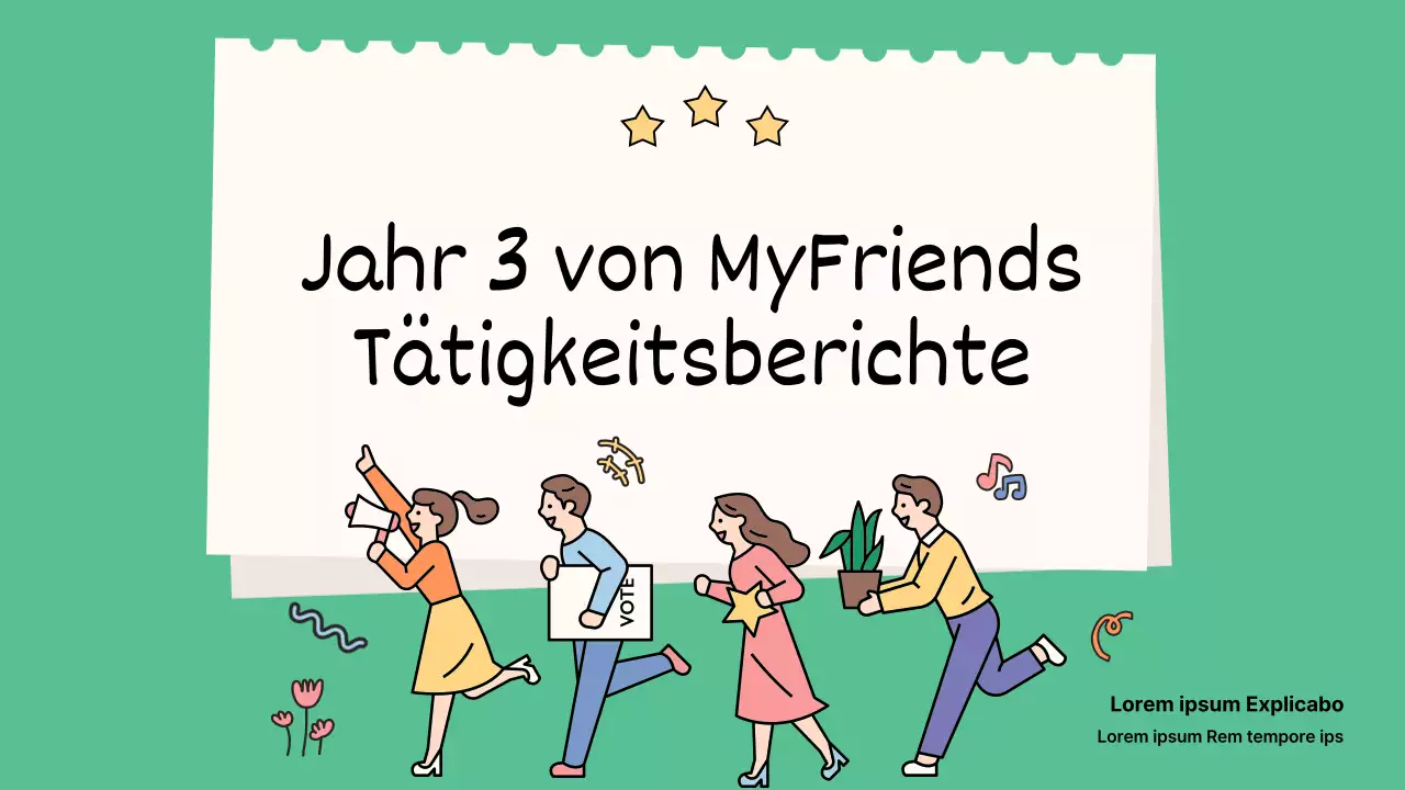  Kitschige grün-gelbe Berichte über die Aktivitäten der Fans