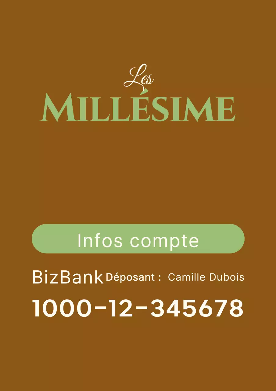 Support d'information sur les comptes d'une boutique éditoriale vintage dans des couleurs sourdes