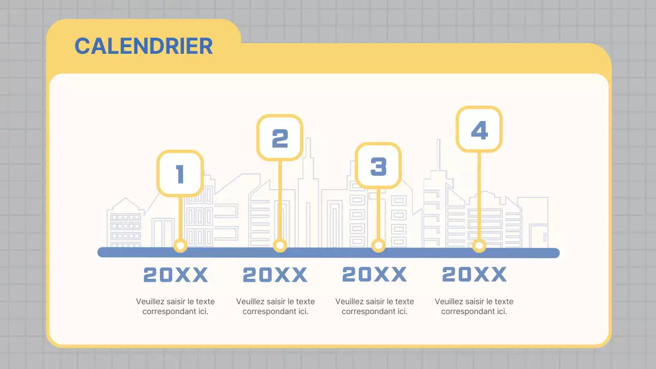 Compte rendu de réunion de marketing moderne en bleu clair et jaune