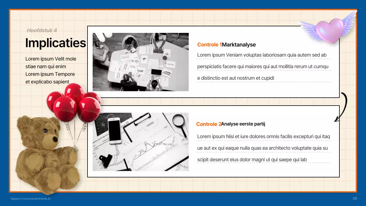 Kitscherig rapport over consumententrends in blauw en oranje