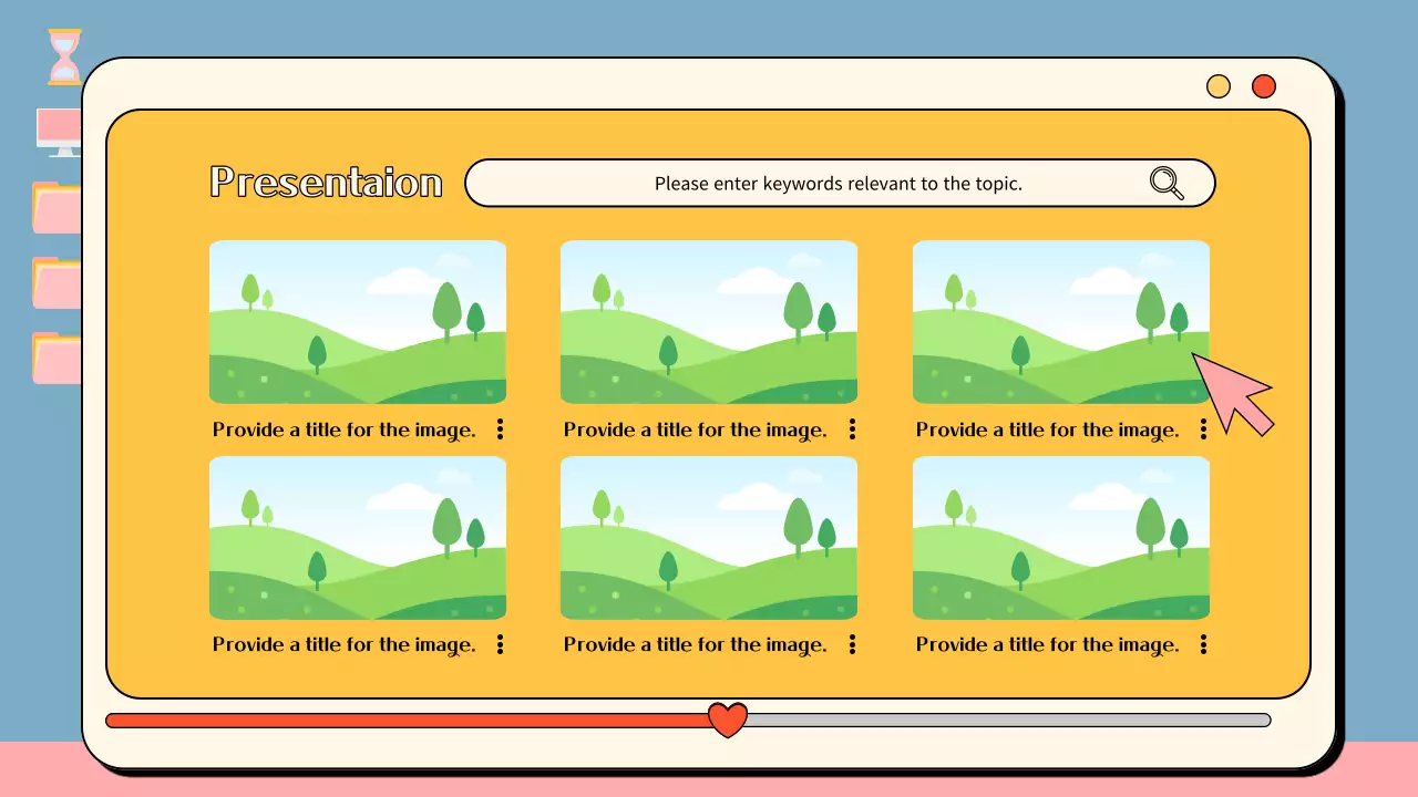 옐로우 레트로 가이드 프리젠테이션