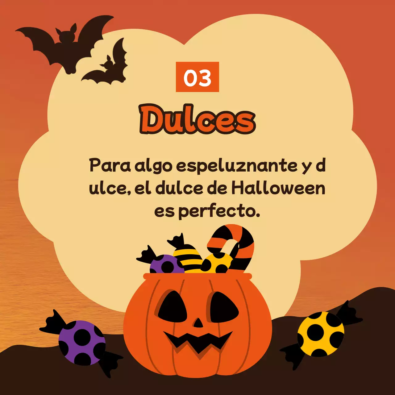 Promueve bonitas ideas de decoración de Halloween en naranja