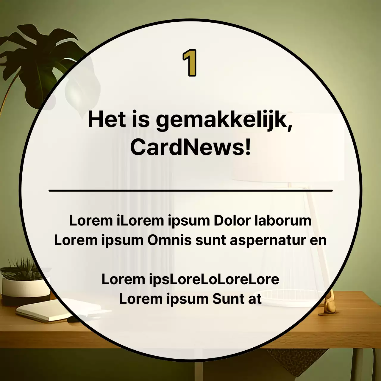 Een moderne, fotografiegerichte planner in kaki