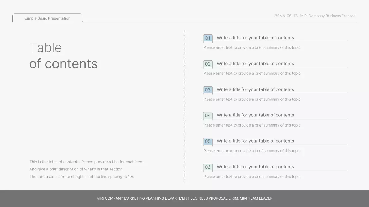 White Simple Design Presentation