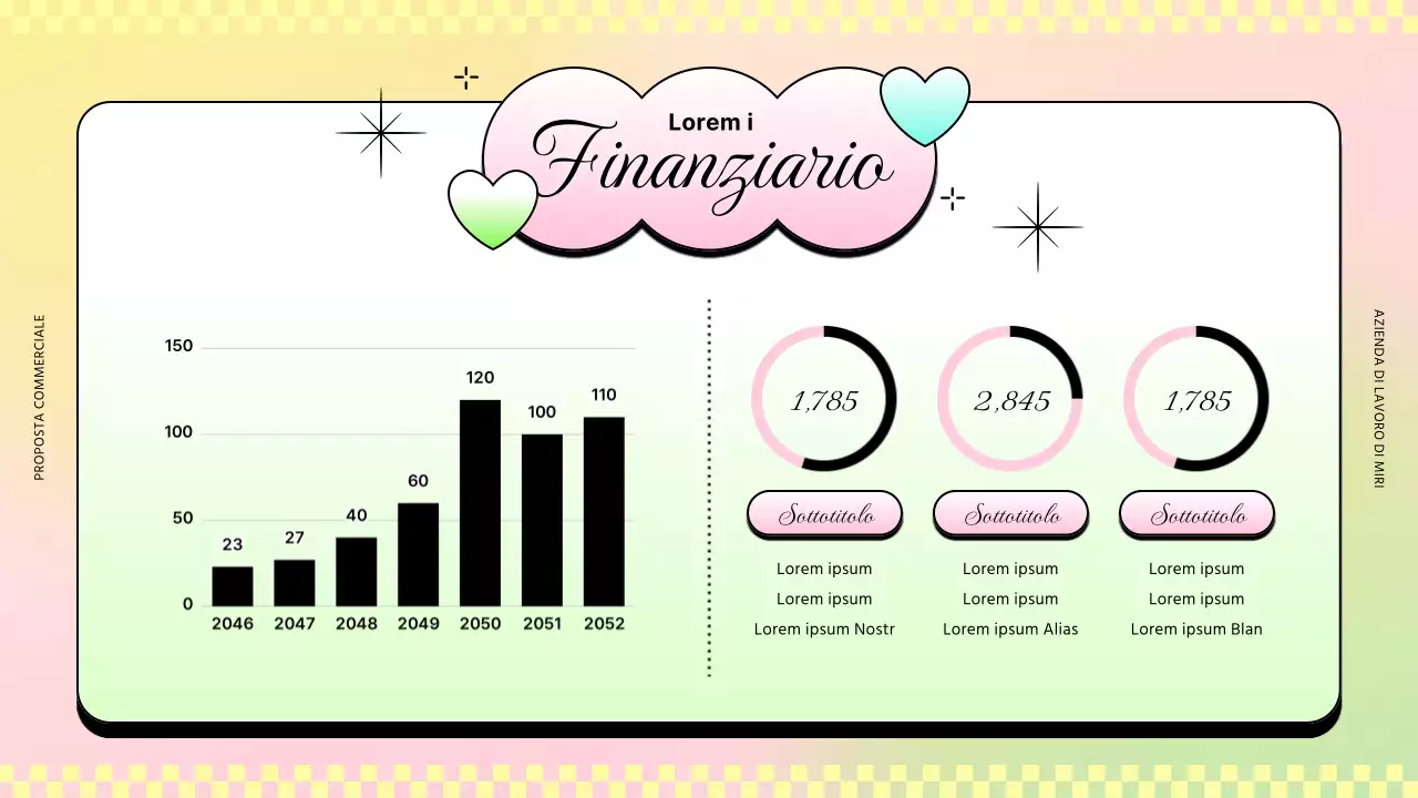 Rapporti di lavoro di tendenza in rosa e giallo