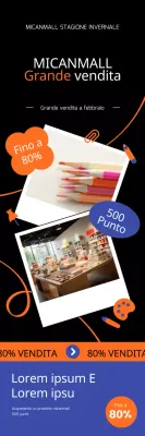 Vendita stagionale di articoli di cartoleria carini e coccolosi