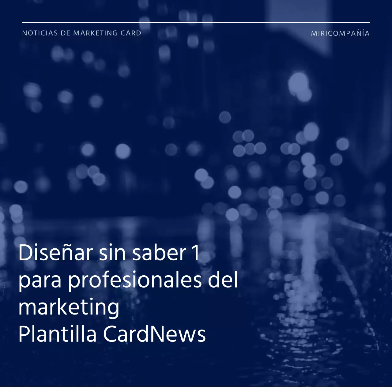 Promueva un sencillo diseño de marco de fotos en azul y blanco