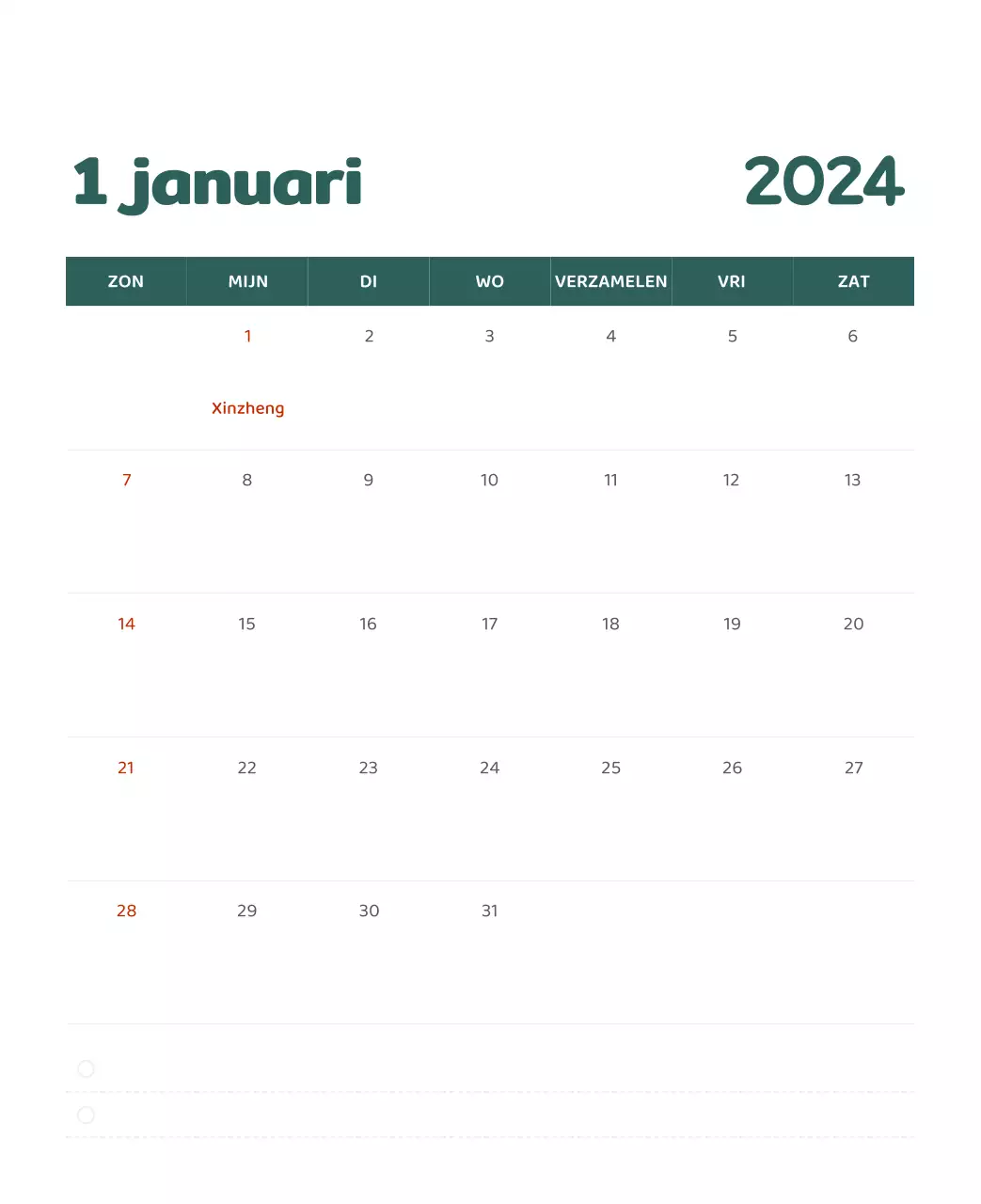 Een kalender met kleurrijke, emotionele illustraties
