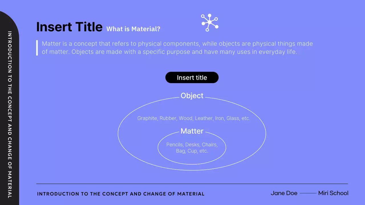 블루 모던 사이언스 과정 프레젠테이션