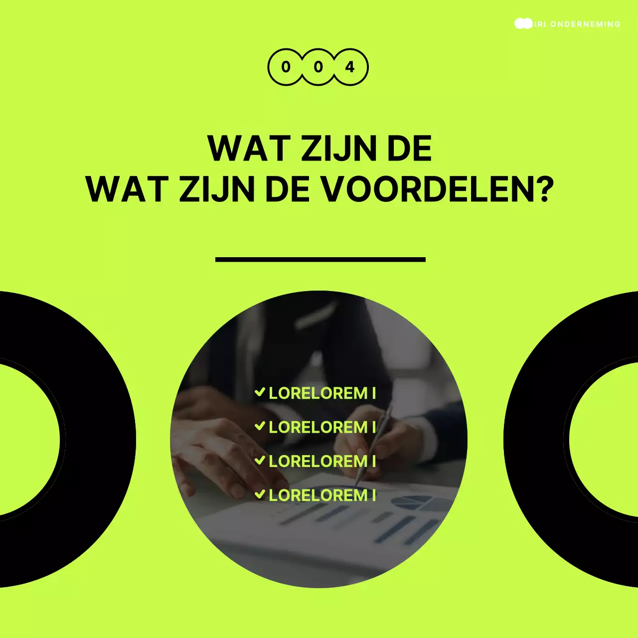 Hoe gebruik je een eenvoudig limoengroen en zwart fotolijstje?