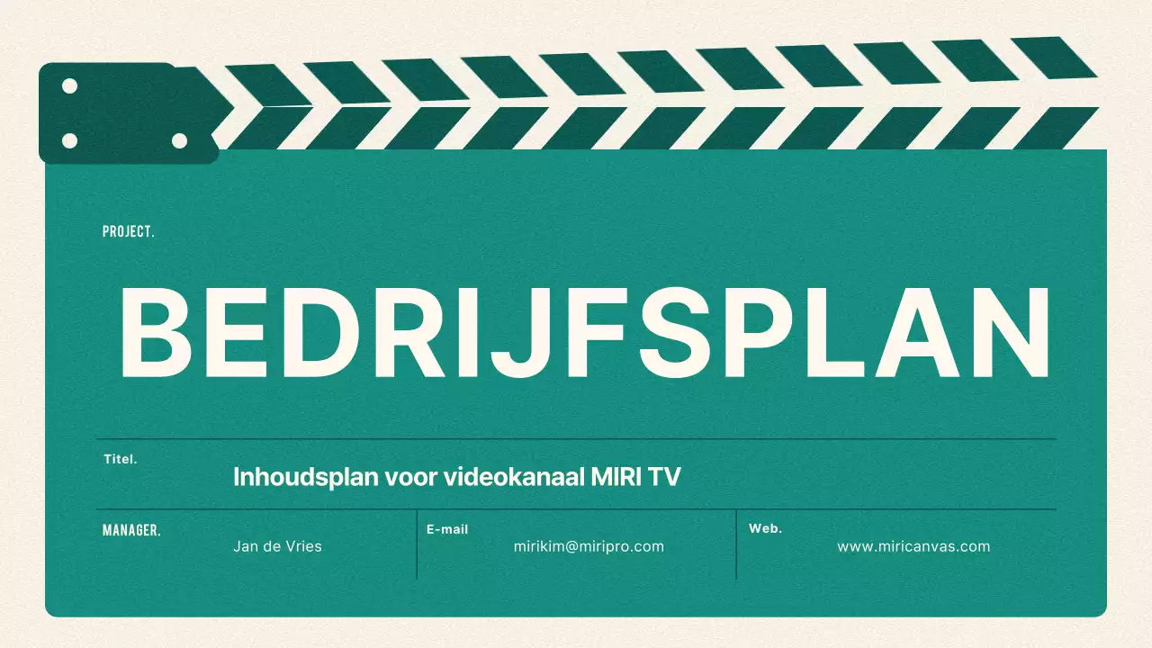 Vintage video-inhoud in groen en beige