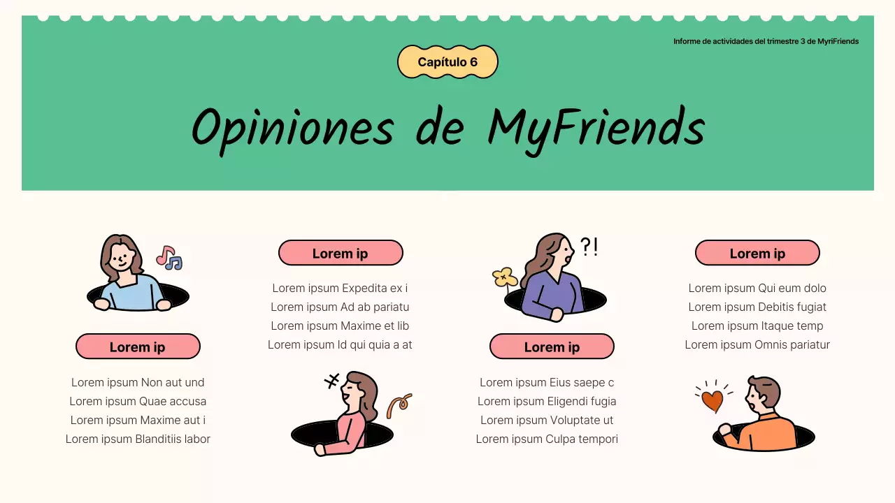  Informes de actividad de los aficionados en verde y amarillo