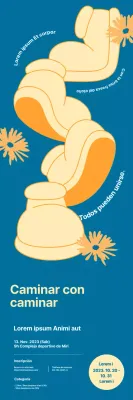 Promocione su marcha con un aspecto sencillo y acogedor