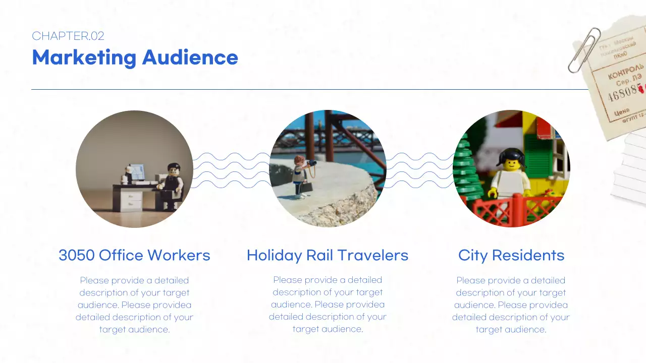 블루 모던 여행 계획 프레젠테이션