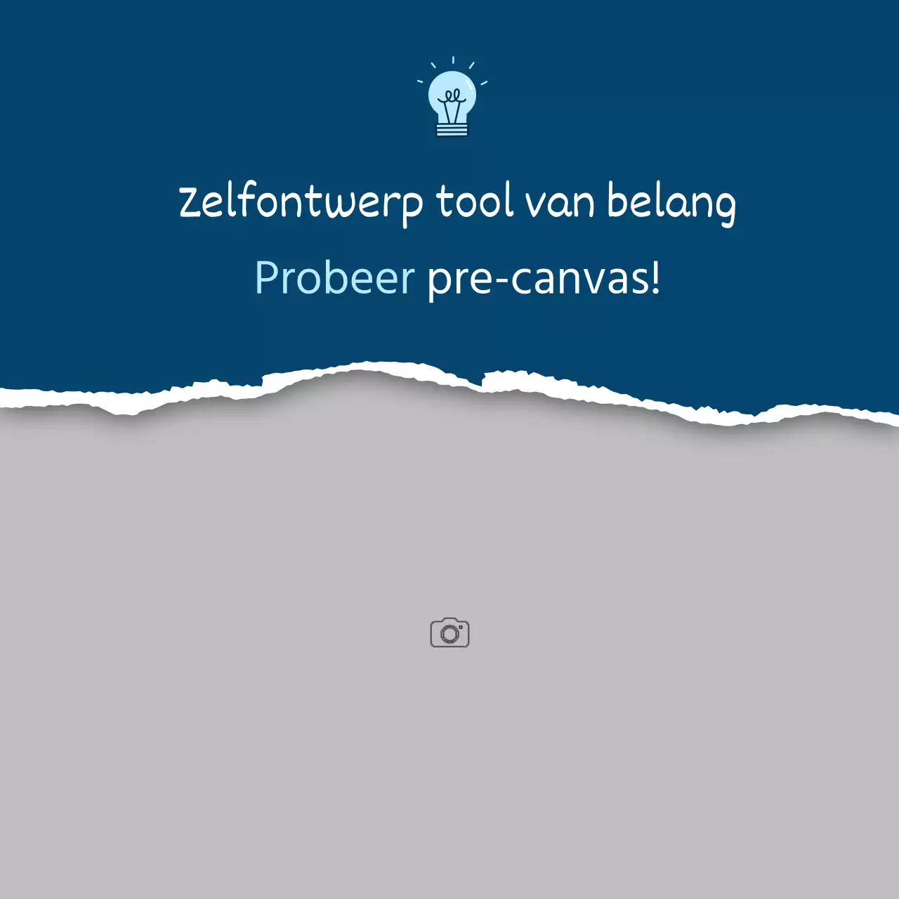 Een eenvoudige storytelling in blauw en lichtblauw