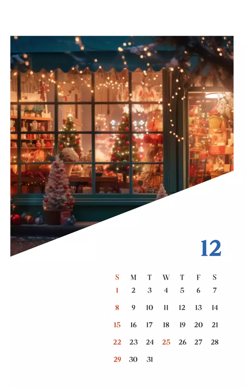 Calendrier hospitalier avec photos de paysages saisonniers