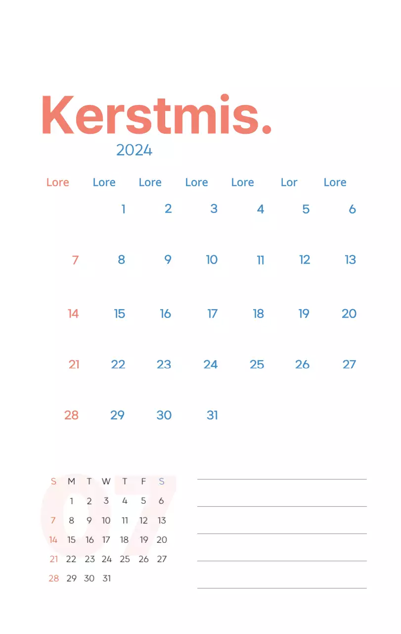 Werkkalender met prachtige illustraties