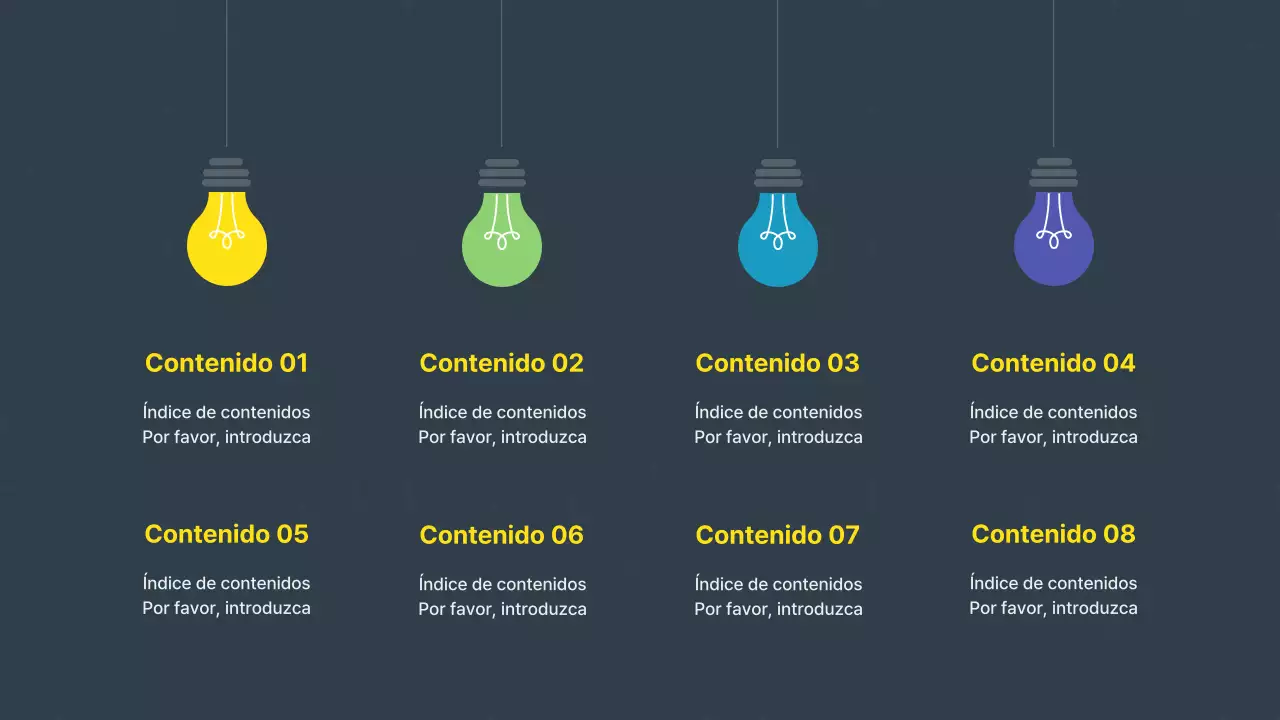 Propuesta de idea moderna en amarillo y gris