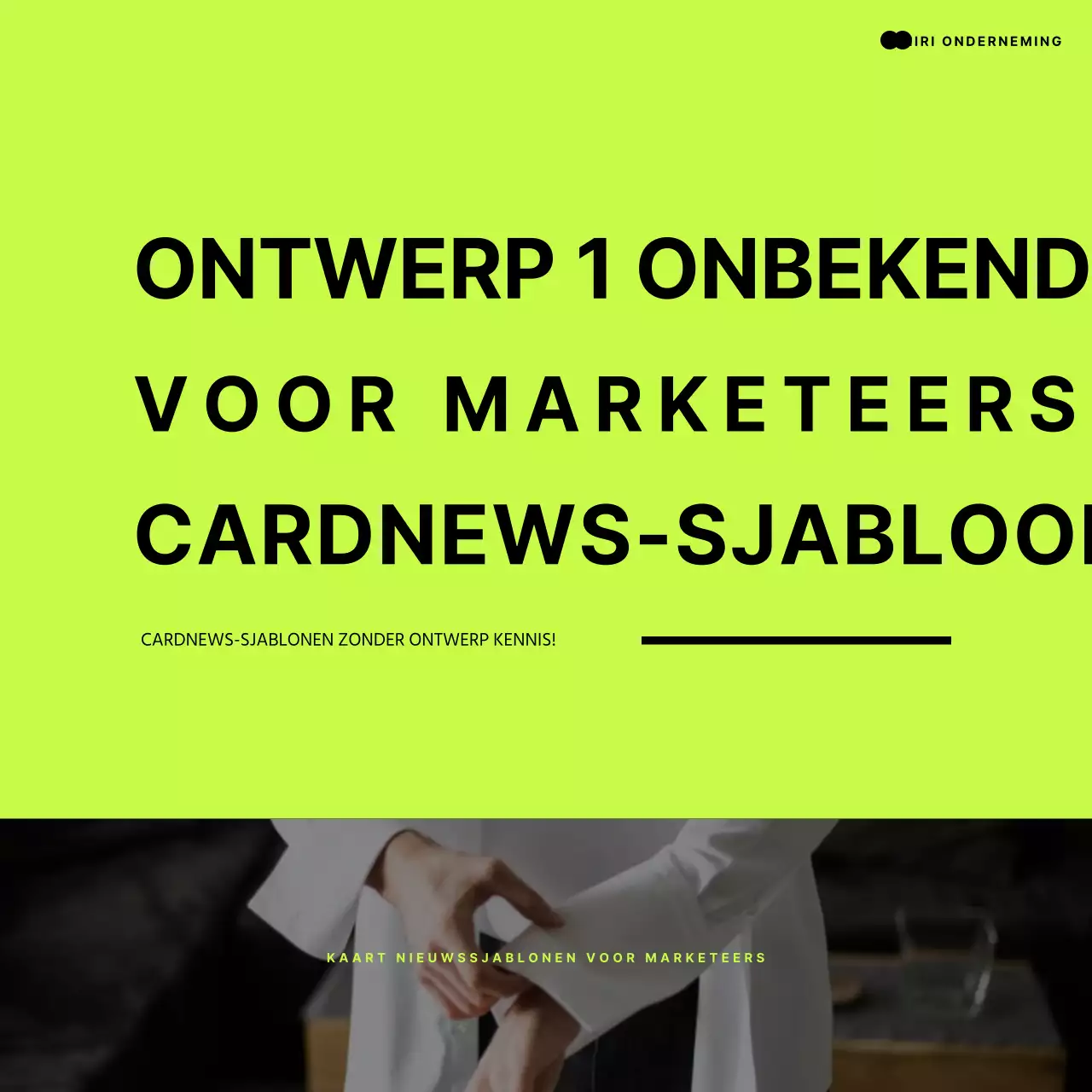 Hoe gebruik je een eenvoudig limoengroen en zwart fotolijstje?