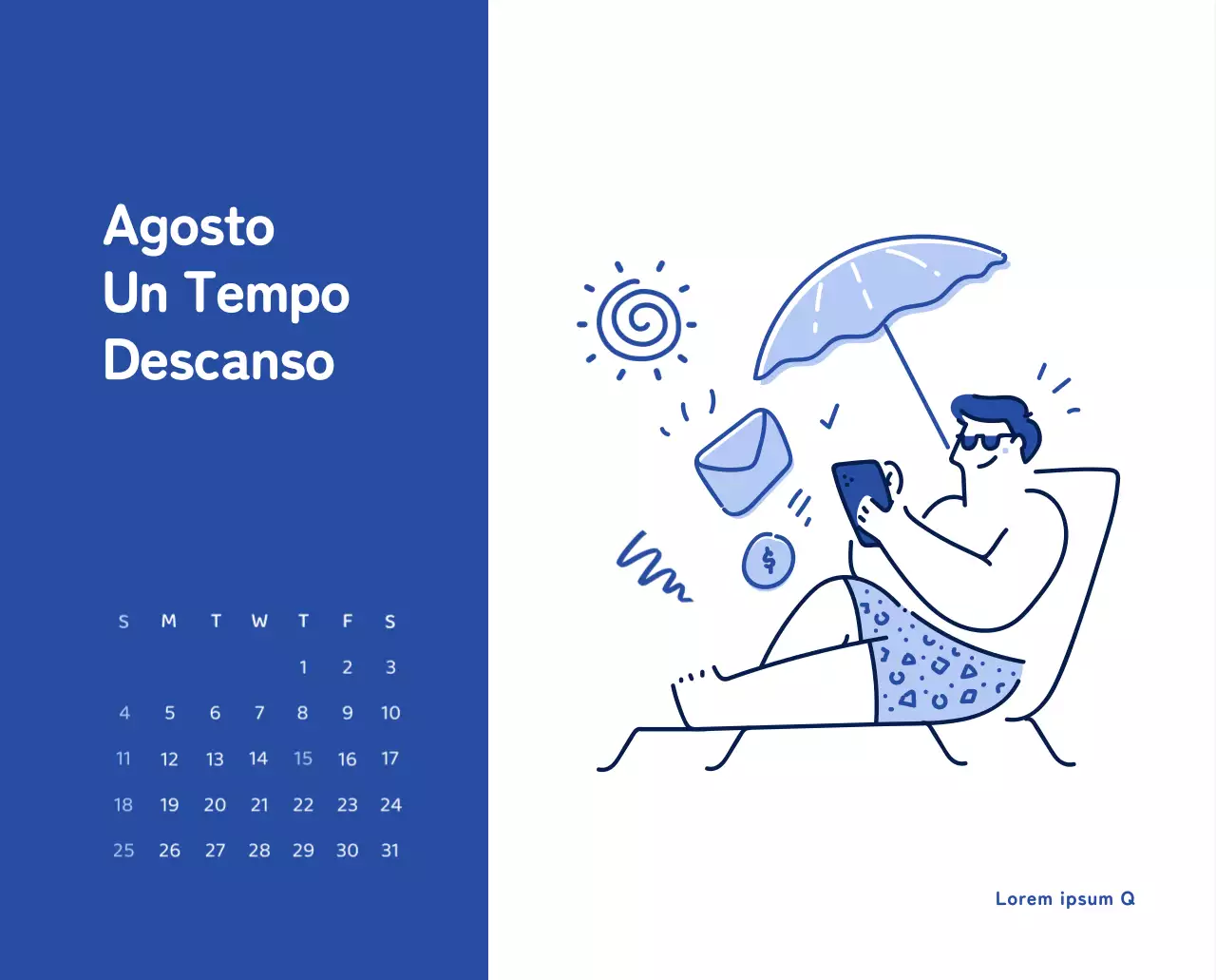 Un calendario con ilustraciones llenas de color y emoción
