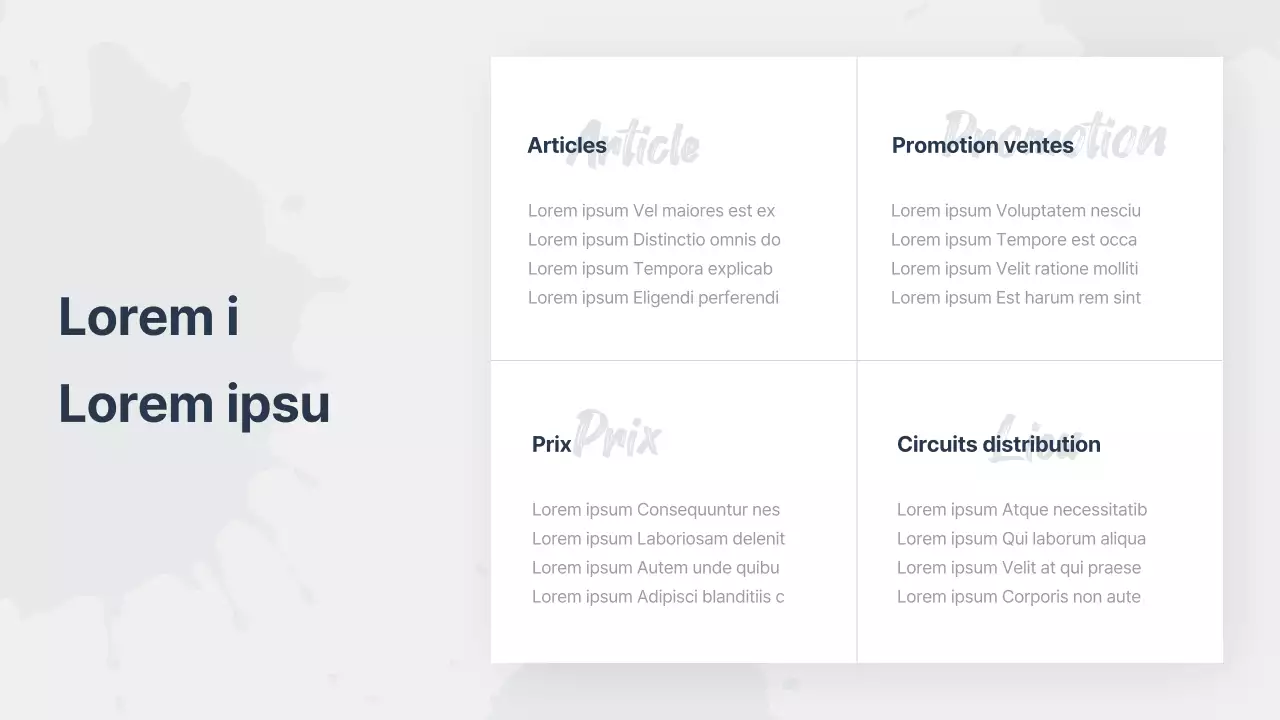 Une étude de marché moderne sur les accents bleu marine