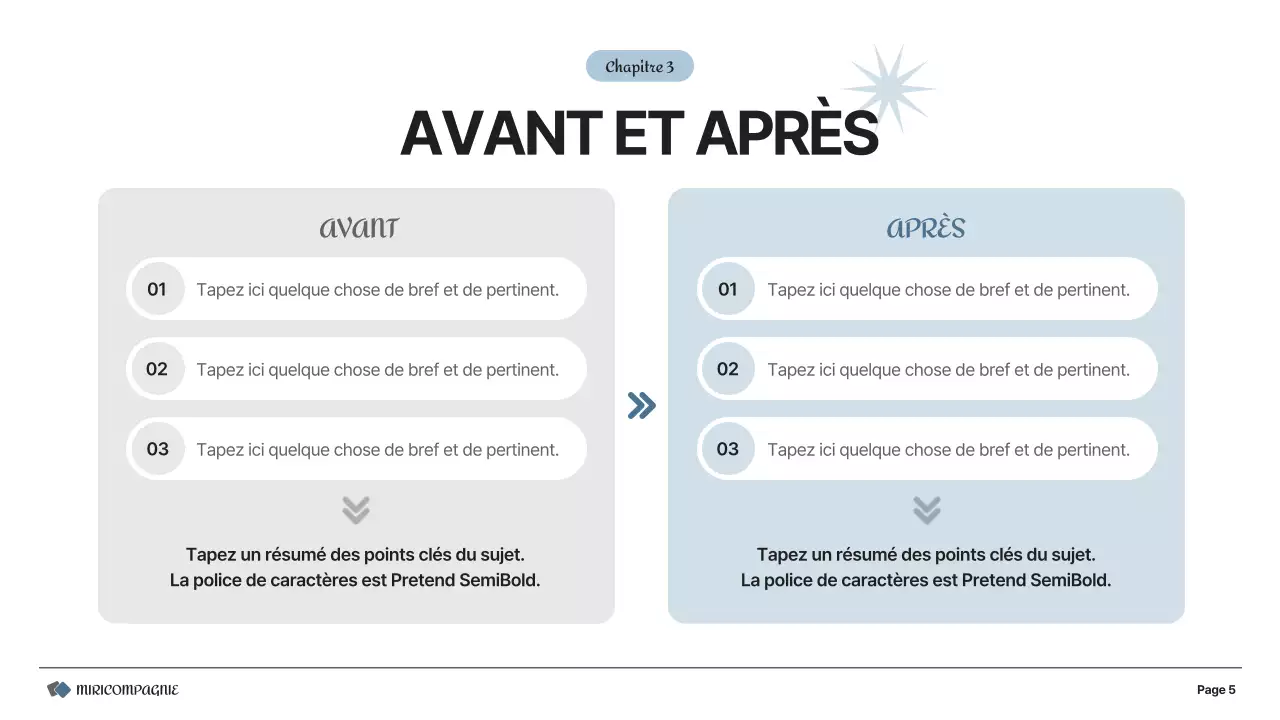 Un plan d'affaires simple en gris et blanc