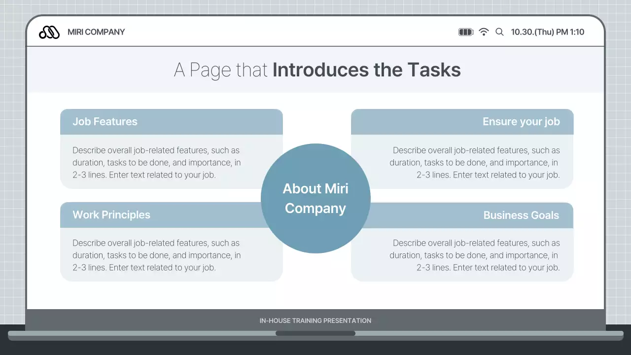 White Modern Training Document Presentation