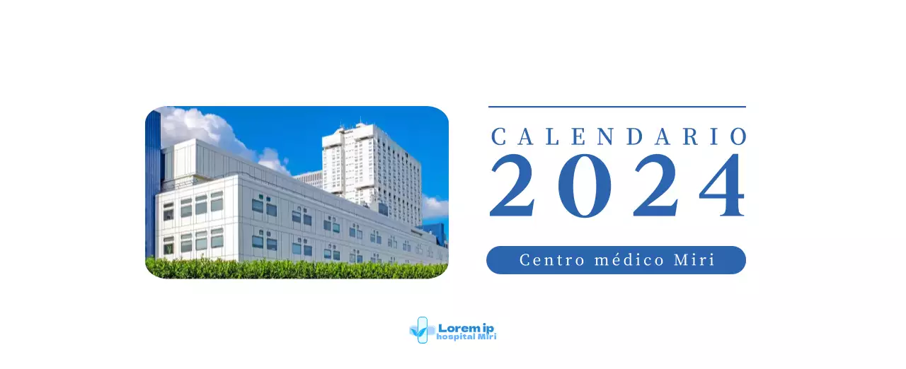 Calendario hospitalario con fotos de paisajes estacionales