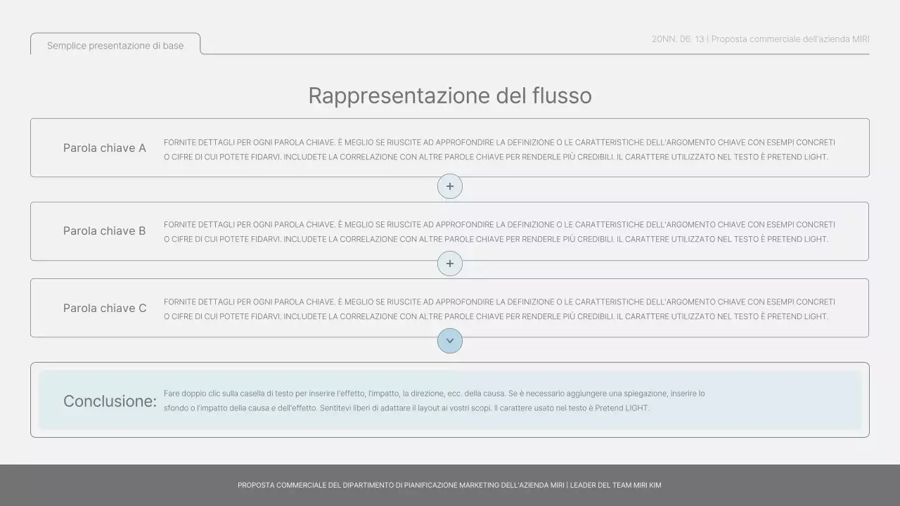 Semplice rapporto di base in azzurro e verde chiaro
