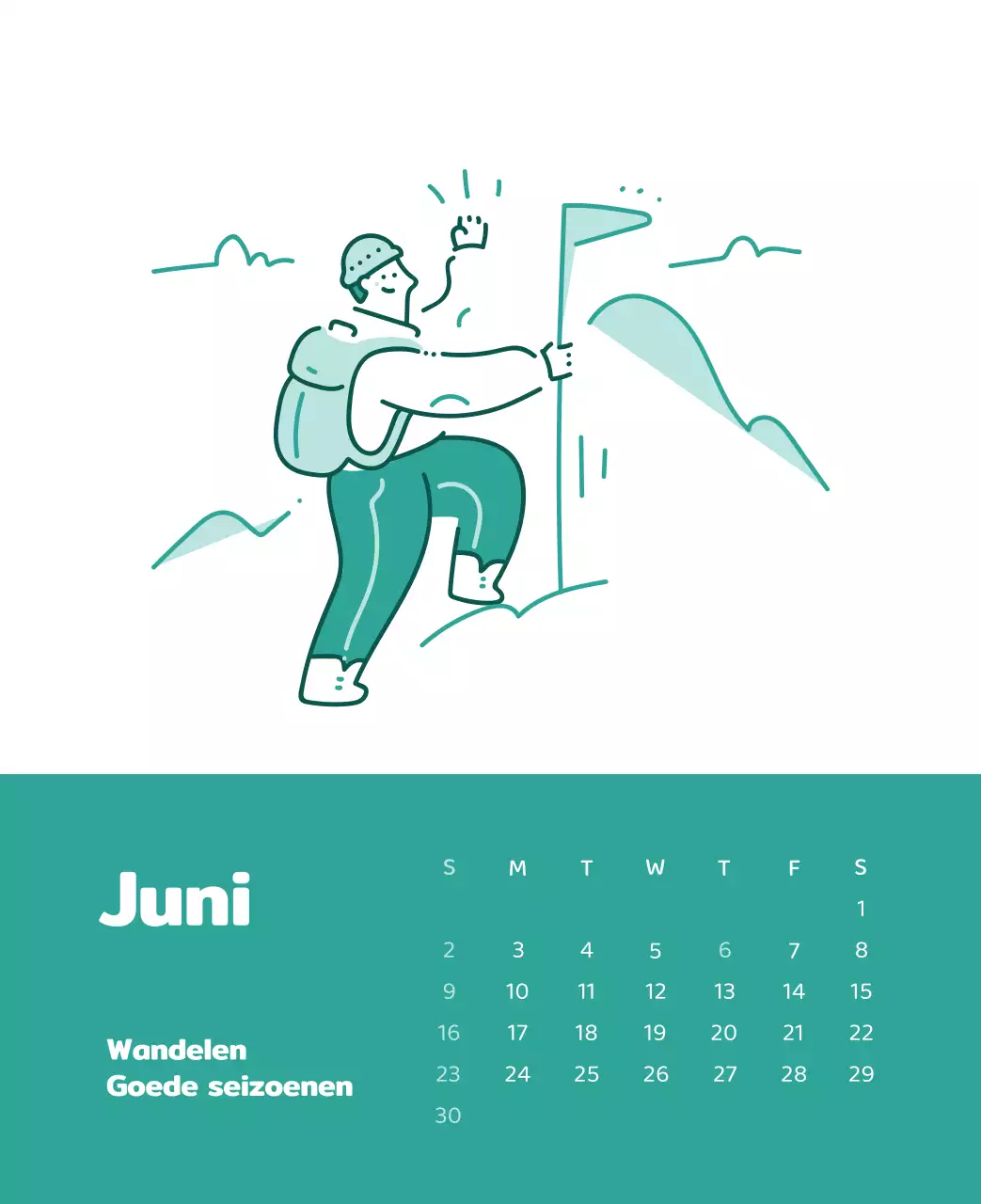 Een kalender met kleurrijke, emotionele illustraties