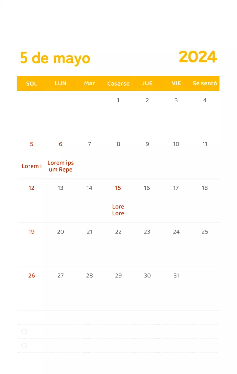 Un calendario con ilustraciones llenas de color y emoción