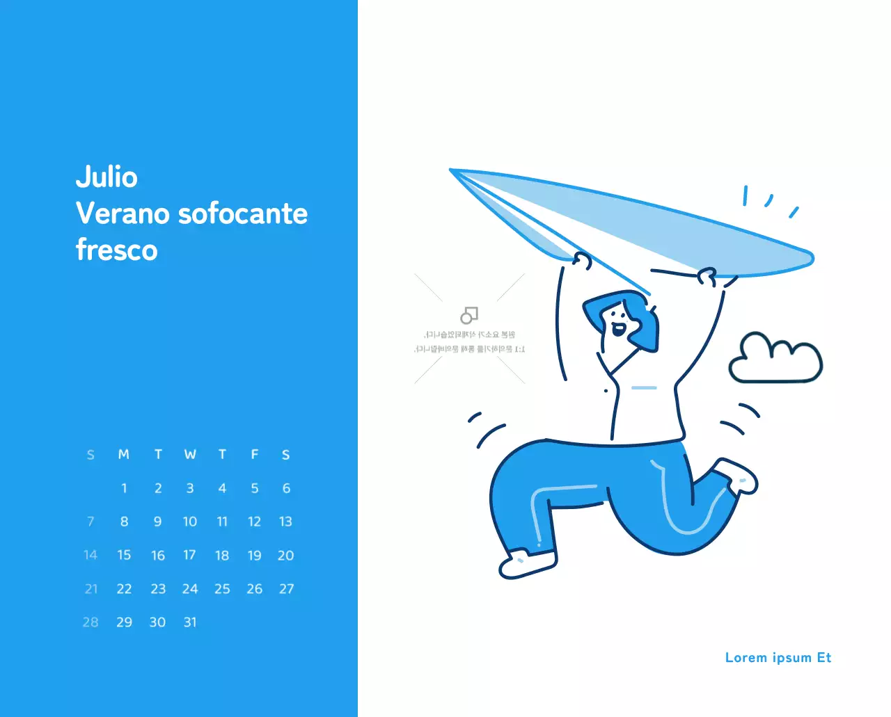Un calendario con ilustraciones llenas de color y emoción