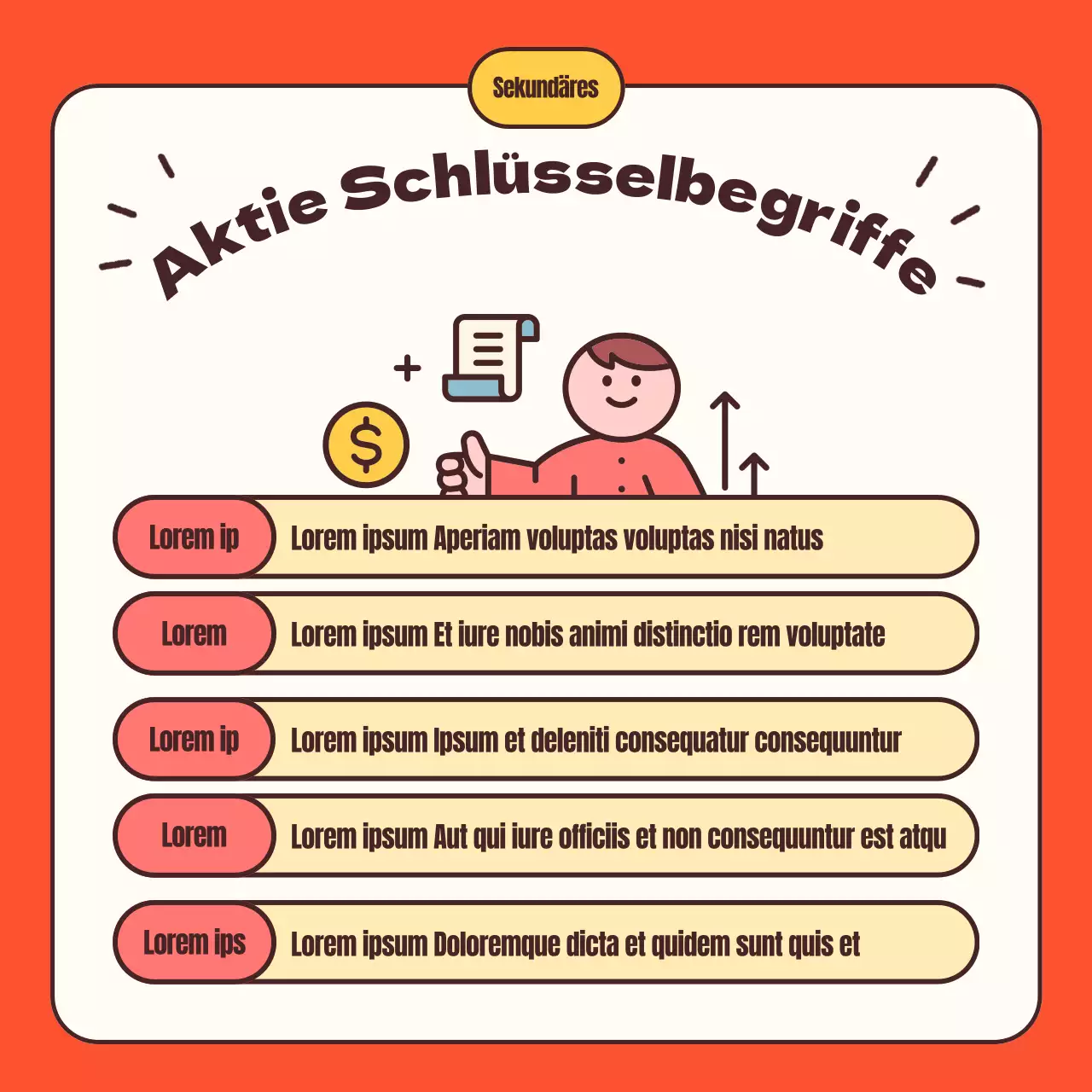 Ein einfacher Leitfaden für Einsteiger zu Aktien in Orange und Gelb