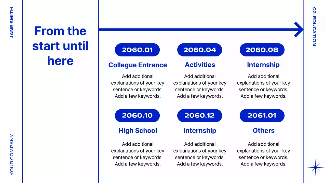 블루 모던 직원 소개 프레젠테이션