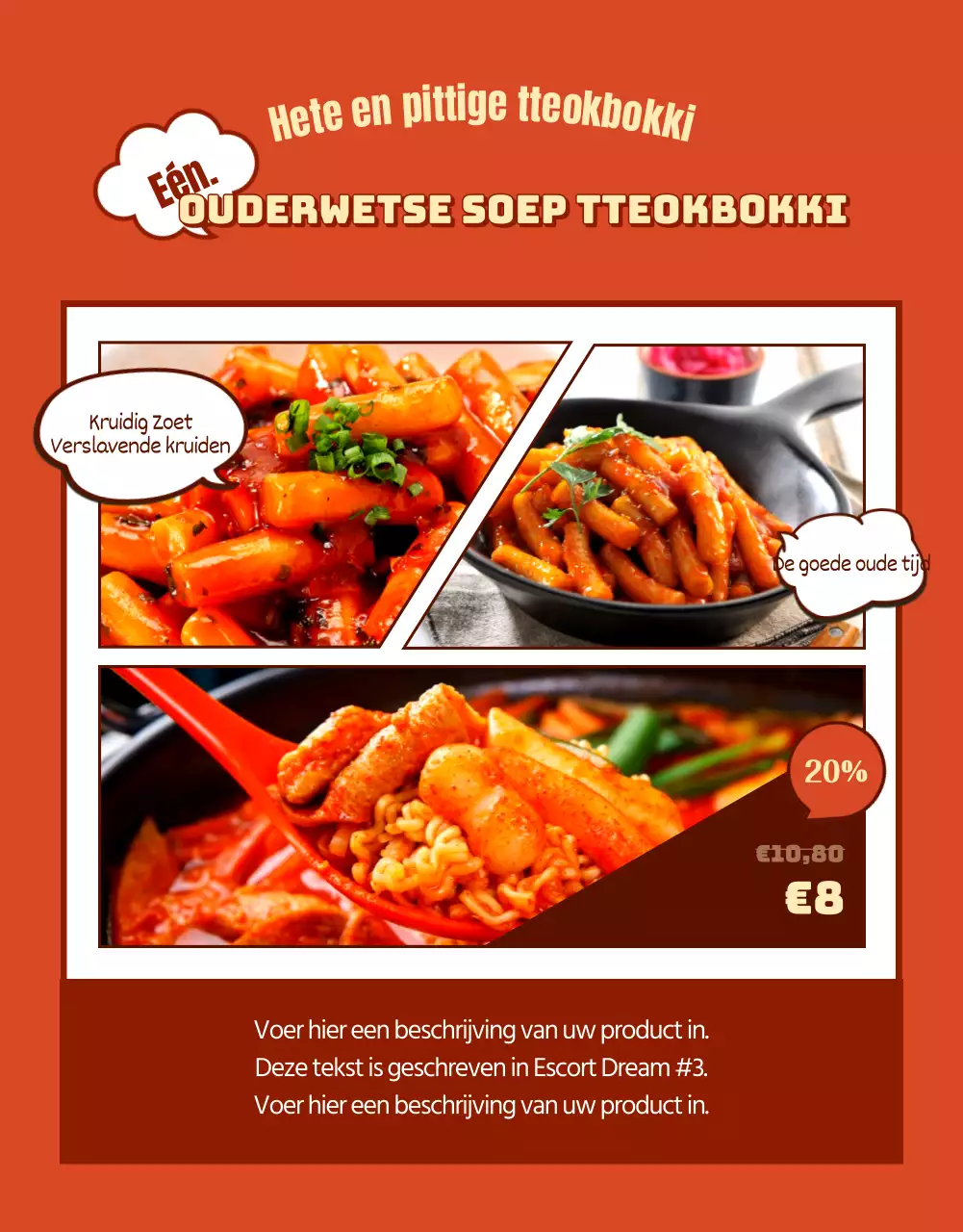 Bevorder een rode, retro look