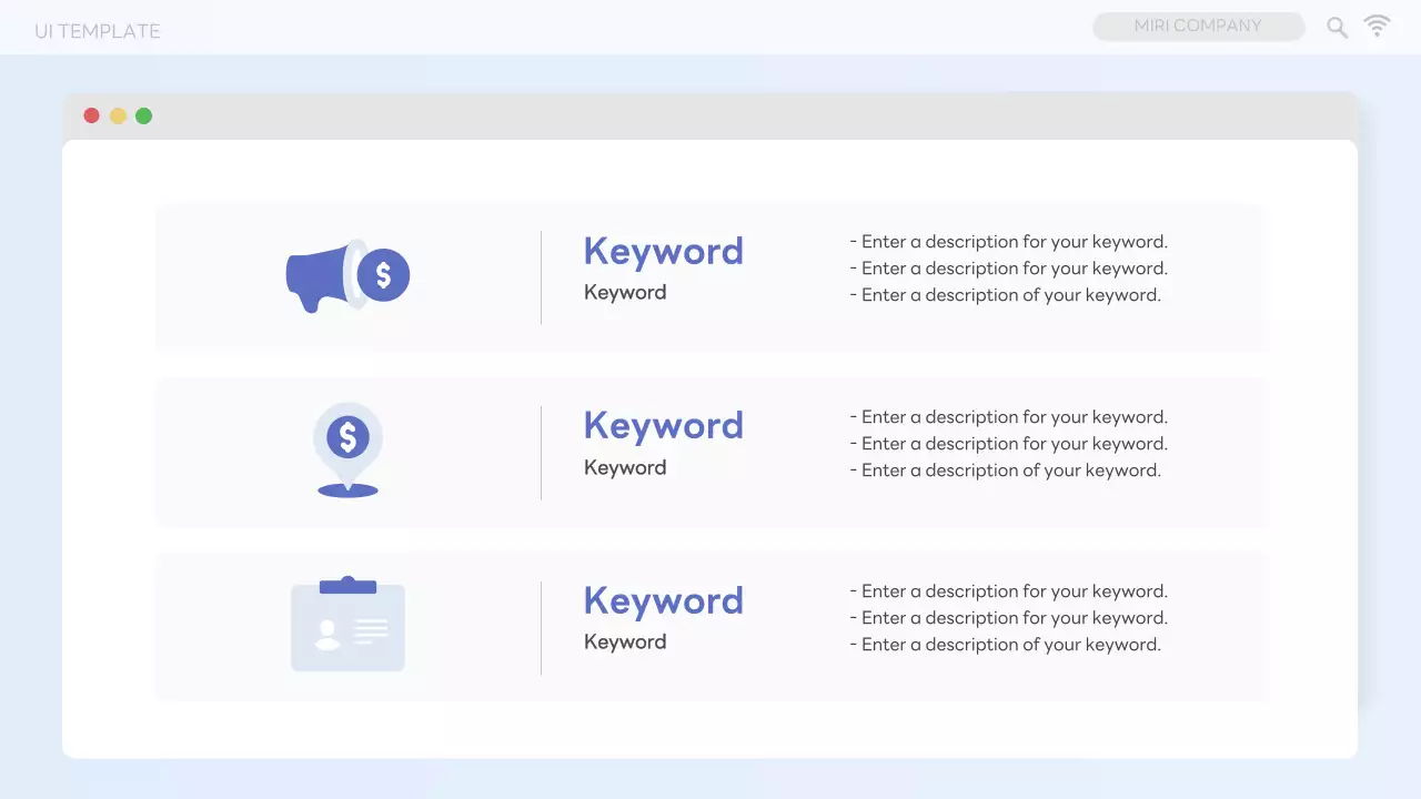 화이트 미니멀 템플릿 프레젠테이션